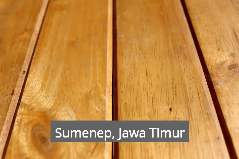 Lantai Kayu Lapangan Basket Sumenep, Jawa Timur