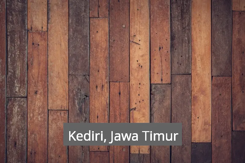 Lantai Kayu Lapangan Basket Kediri, Jawa Timur