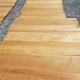 Papan Tangga Kayu Jati Solid Perhutani