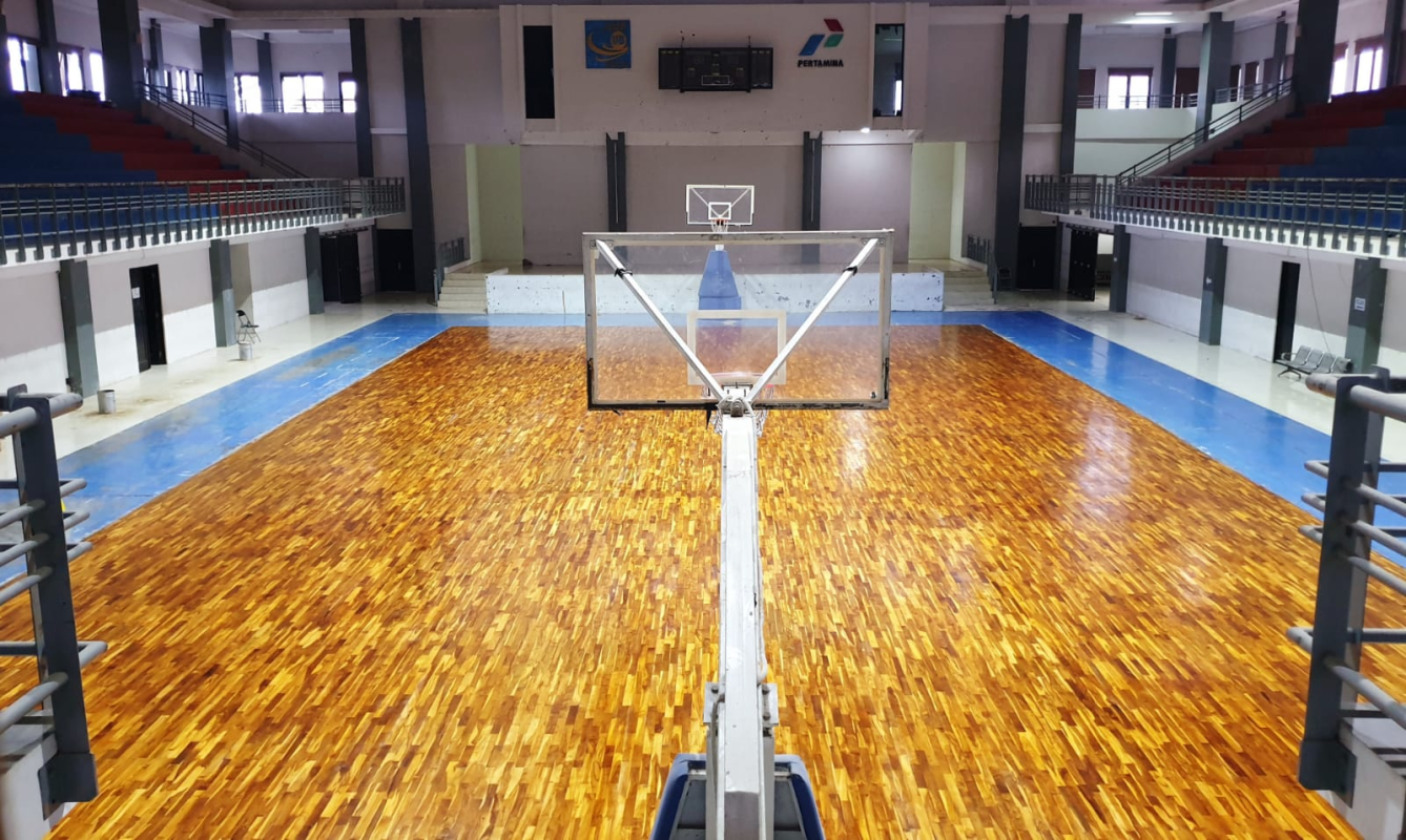 Lantai Parket Lapangan Basket