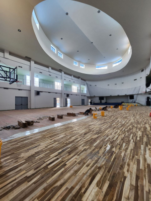 Portofolio Proyek Lantai Parket & Lantai Kayu 25 Lantai Lapangan Basket