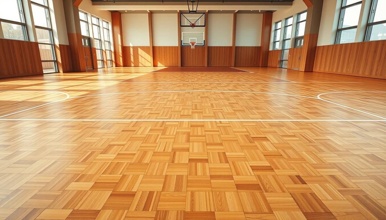 Lantai Parket Lapangan Basket