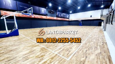 Pembuatan lapangan basket indoor
