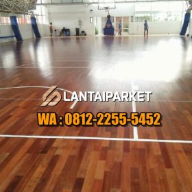 Lantai Kayu Lapangan Basket Ngawi