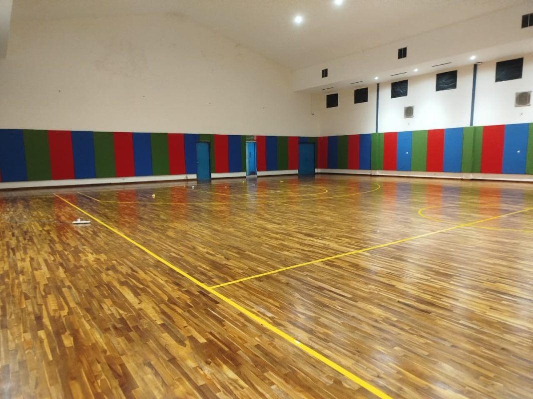 Proyek Lantai Kayu Lapangan Basket di Singapore Intercultural School Surabaya