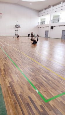 Portofolio Proyek Lantai Parket & Lantai Kayu 9 Proyek Lantai Kayu Lapangan Basket Surabaya Singapore Intercultural School Percayakan Kualitas