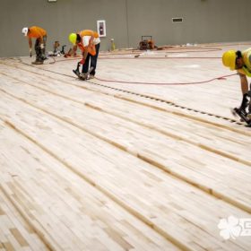 Jasa Pasang Lantai Lapangan Basket Profesional (Jasa Pasang Lantai Lapangan Basket) 2 Bahan lantai lapangan basket kayu terbaik dan termurah