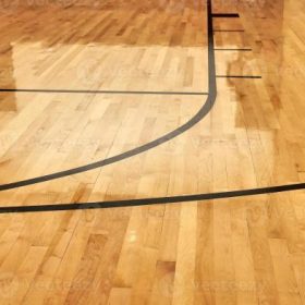 Alternatif lantai lapangan basket kayu untuk estetika