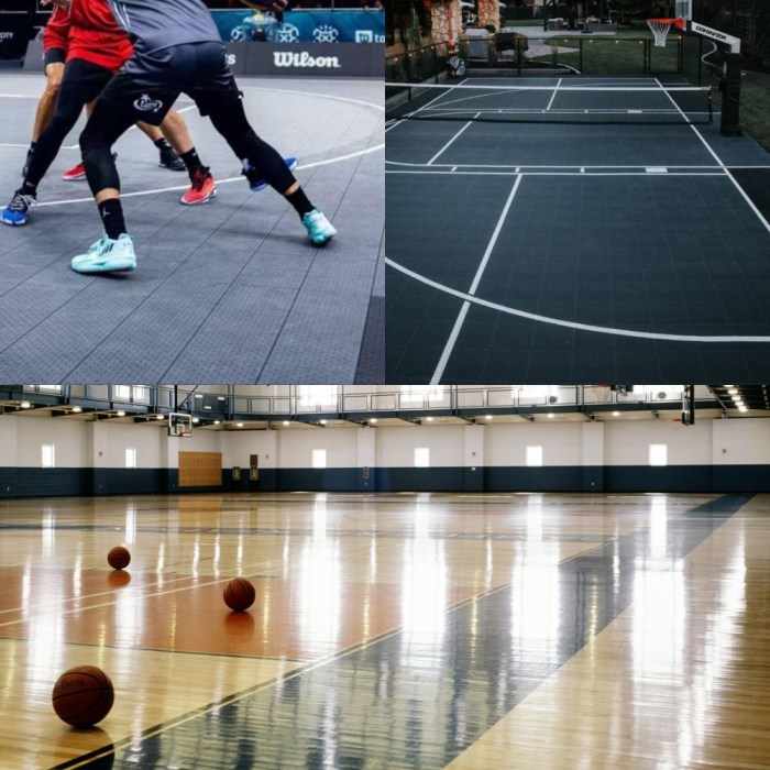 Jasa pasang lantai lapangan basket