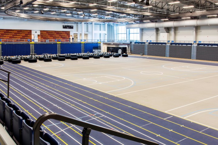 Lantai lapangan basket rubber