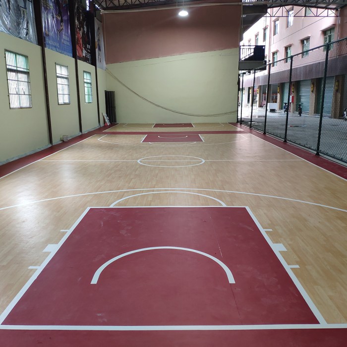 Proyek Parket Lapangan Universitas Prima Indonesia, Medan Lantai parket lapangan basket lantaiparket.id