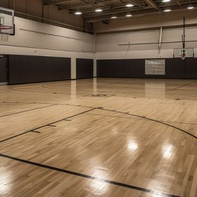 3d Render Of Hardwood Basketball Court Flooring Background, Basketball ...