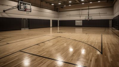 3d Render Of Hardwood Basketball Court Flooring Background, Basketball ...