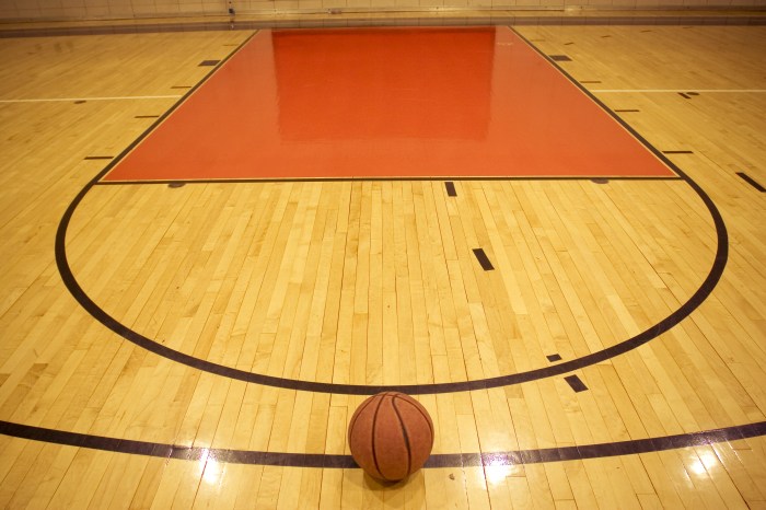 Indoor Basketball Court Images Lantai lapangan basket indoor