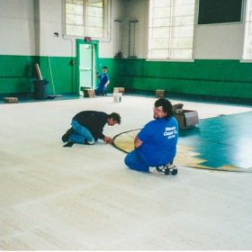 Basketball Court Installation | PARCS Ltd. | Liftsafe Recreation