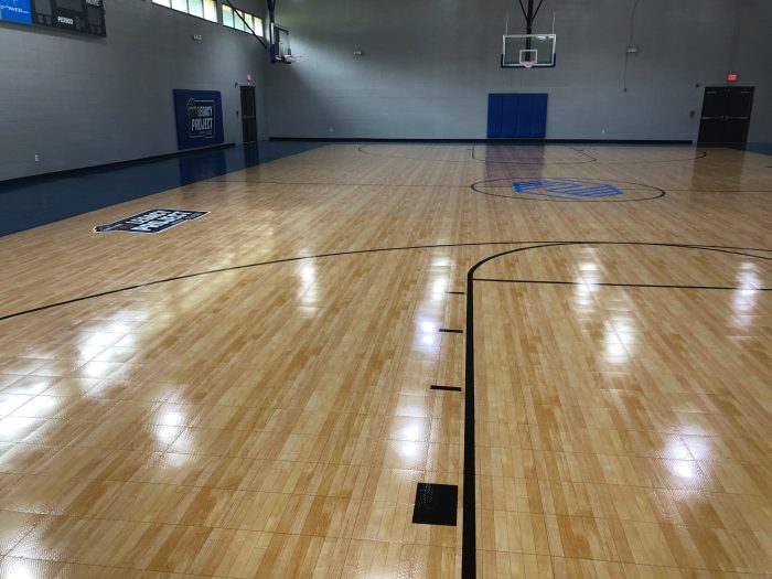 Lantai kayu lapangan basket lantaiparket.id