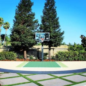 Outdoor Backyard Basketball Court Lantai lapangan basket outdoor