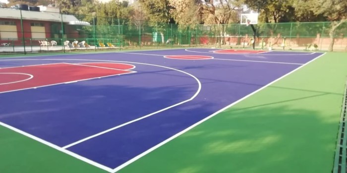 PVC Glossy Synthetic Basketball Court at Rs 65/sq ft in Hyderabad | ID ... PVC Glossy Synthetic Basketball Court at Rs 65/sq ft in Hyderabad | ID ...