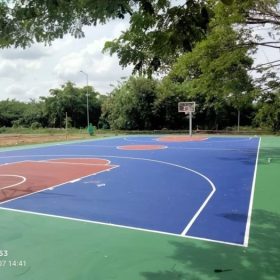 Jasa Pasang Lantai Parket Lapangan Basket lantaiparket.id Solusi Terbaik untuk Performa Optimal 1 Polyurethane Basketball Court Flooring Service at Rs 250/sq ft in Mumbai