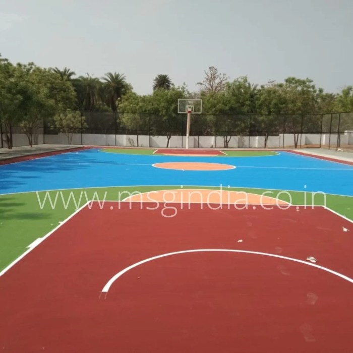Synthetic Acrylic Basketball Court Flooring Service at ₹ 65/square feet ... Synthetic Acrylic Basketball Court Flooring Service at ₹ 65/square feet ...