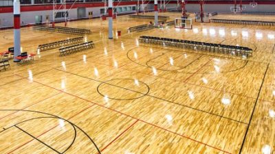 Pilihan lantai lapangan basket