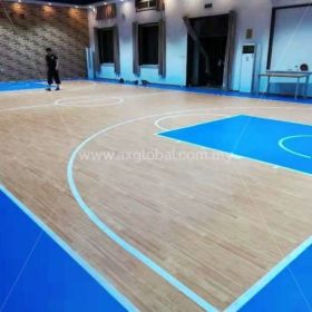 Lantai lapangan basket indoor vinyl