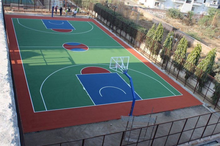 Matte Synthetic Basketball Court Flooring, Indoor Outdoor, Rs 55 /feet ... Matte Synthetic Basketball Court Flooring, Indoor Outdoor, Rs 55 /feet ...