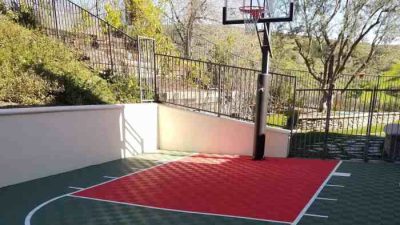 Backyard Basketball Court | Home Tennis Court | Home Putting Green ...