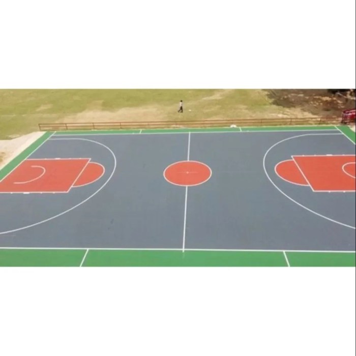 Outdoor Synthetic Basketball Court Flooring, 4 mm at ₹ 88/sq ft in ... Lantai lapangan basket outdoor lantaiparket.id