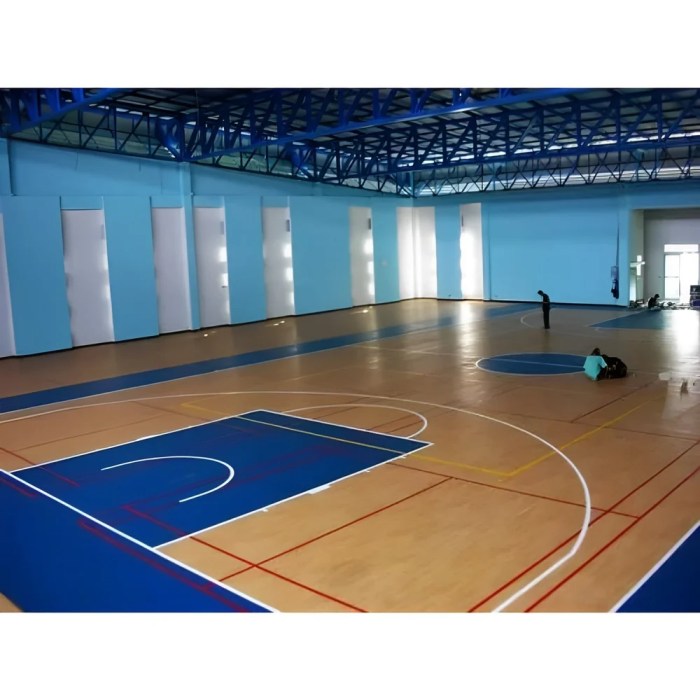 Harga lantai parket lapangan basket murah tapi berkualitas