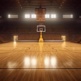 Lantai lapangan basket