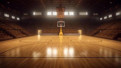 Lantai lapangan basket