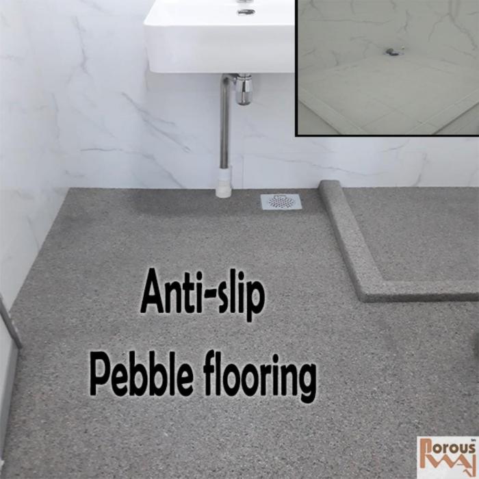 Beige Modern Parquet Effect Anti-Slip Vinyl Flooring for Home, Shops ... Pemasangan lapisan anti slip pada parket