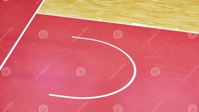 Basketball Court with Wooden Parquet Flooring and Markings Lines ... Basketball Court with Wooden Parquet Flooring and Markings Lines ...