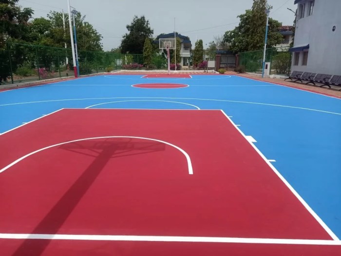 Basketball Court Synthetic Flooring at ₹ 65/sq ft | Sarojini Nagar ...
