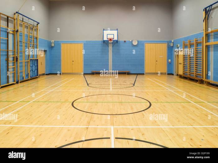 Indoor School Basketball Court Rekomendasi lantai lapangan basket untuk sekolah