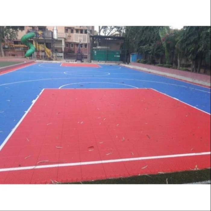 Synthetic Interlocking Basketball Court Flooring at ₹ 100/sq ft in Mumbai