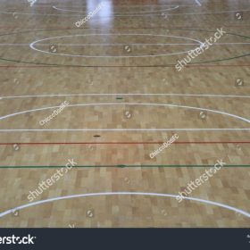 Basketball court parquet stock photo. Image of school - 108776962
