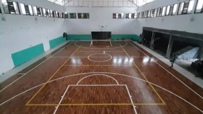 Lantai parket lapangan basket lantaiparket.id