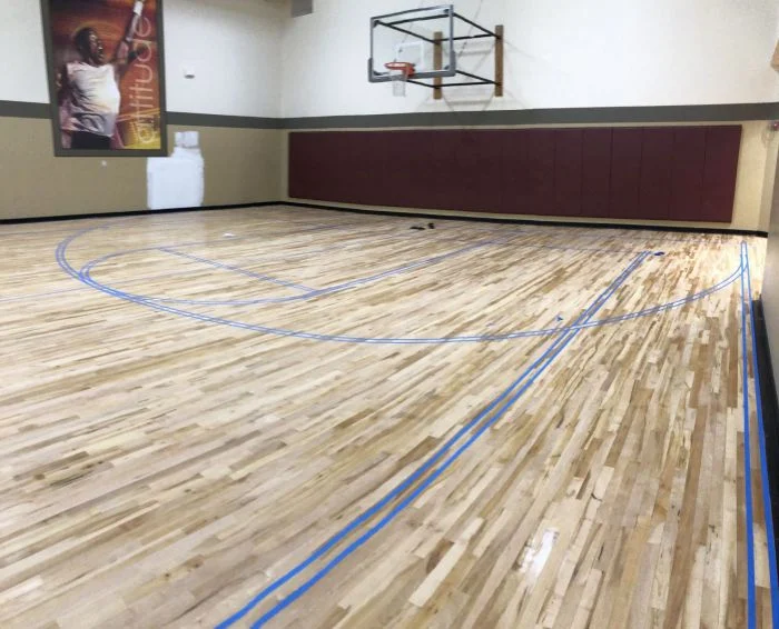 La Fitness basketball court - Chicago, FLOORecki LLC, Flooring ...