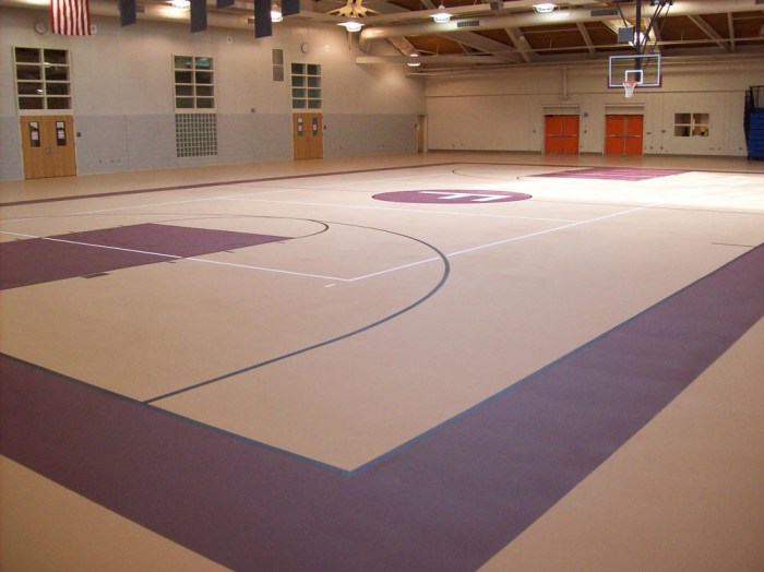 Jasa pasang lantai lapangan basket