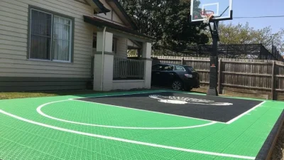 Outdoor Basketball Court Floor