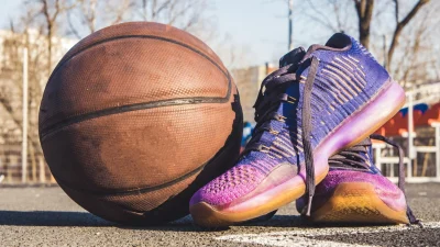 Anti Slip Paint Basketball Shoes