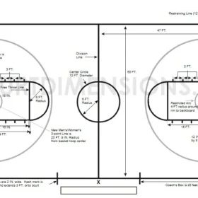 Isometric View Basketball Courtflat Design Illustration Stock ...