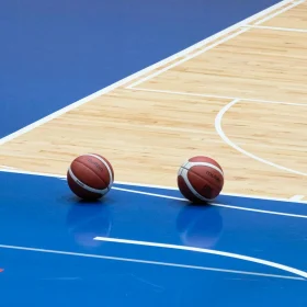 Jasa Marking Garis Lapangan Basket Profesional 2026 9 Basketball Arena Professional Sports Flooring