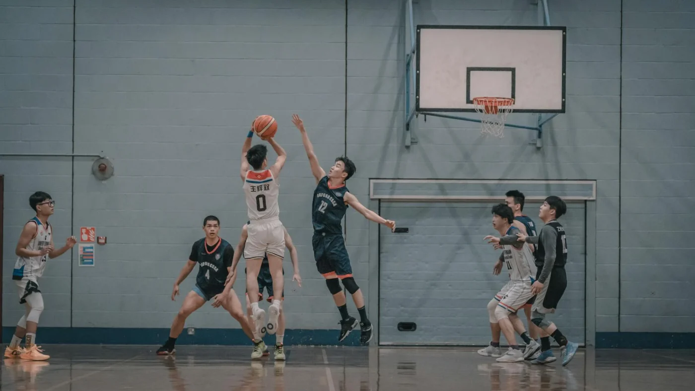 Basketball Bounce Athlete Jumping