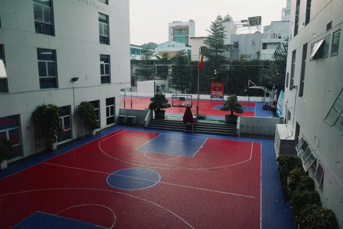 Basketball Court School Building Sports Facility