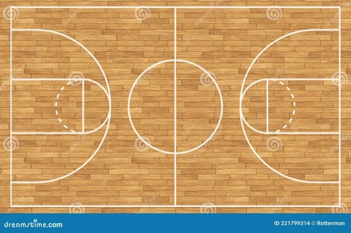 Basketball Court Wooden Flooring with White Lines Stock Photo - Image ... Lantai Parket Lapangan Basket: Panduan Memilih Adhesive dan Underlayment