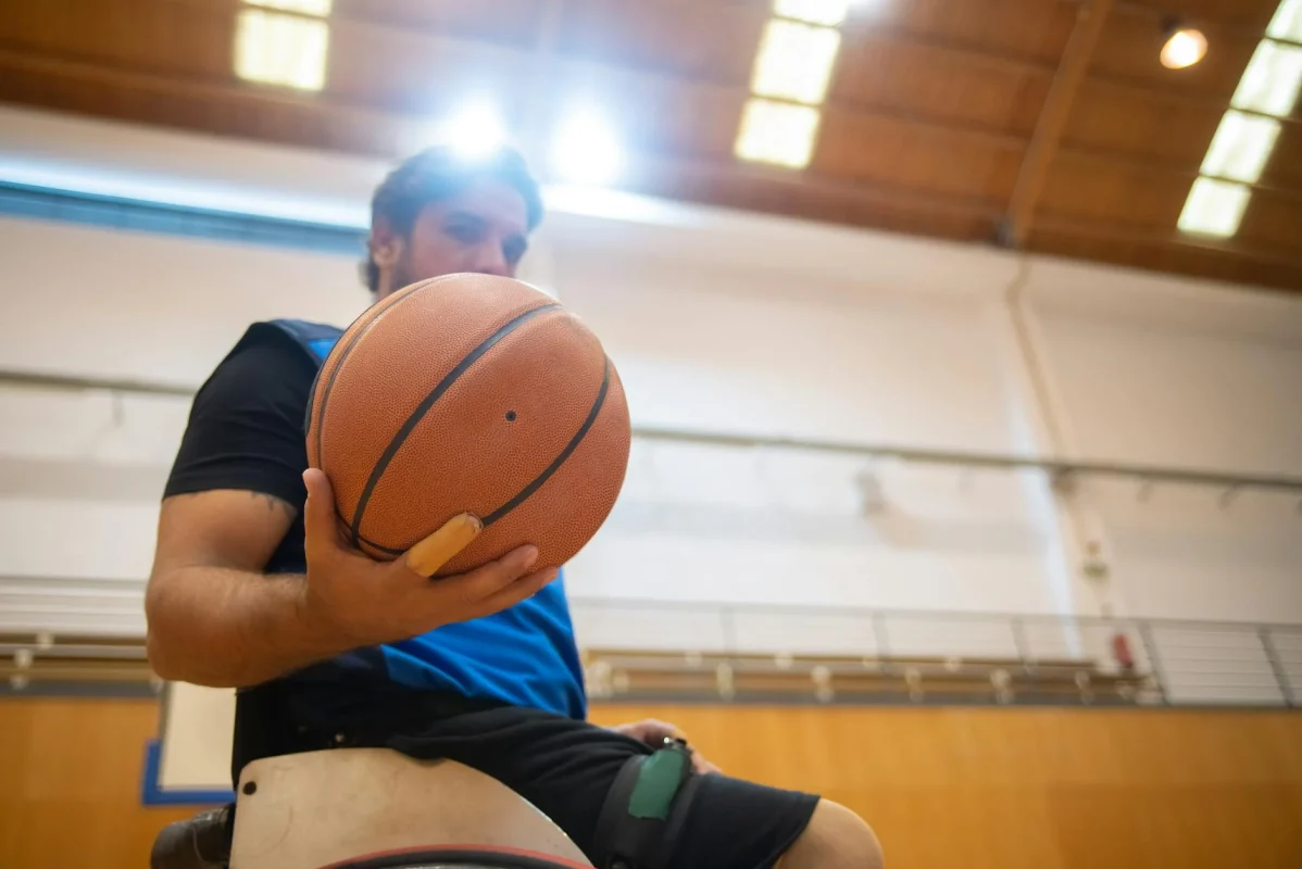 Basketball Player Injured Knee