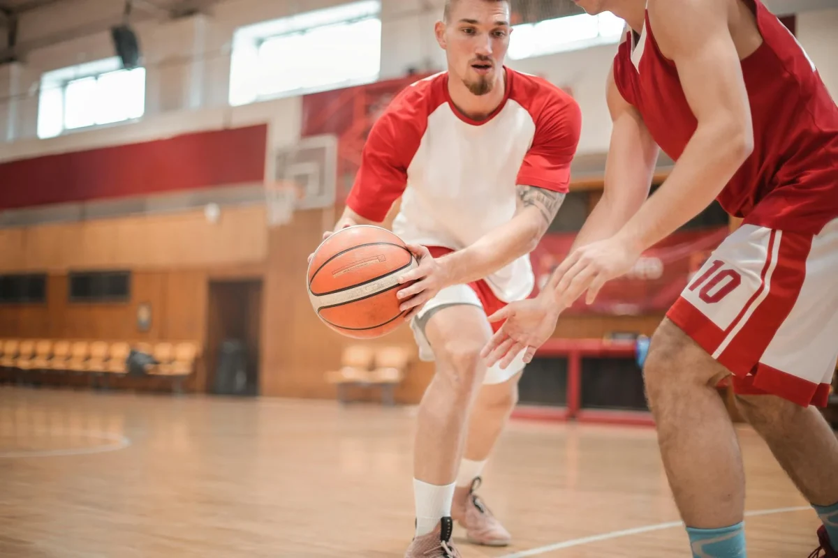 Basketball Player Legs Floor Traction